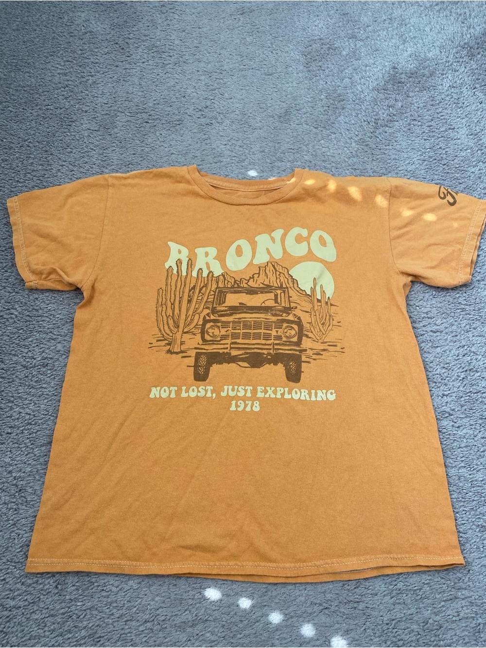 Women’s Ford Bronco Orange Graphic T-Shirt